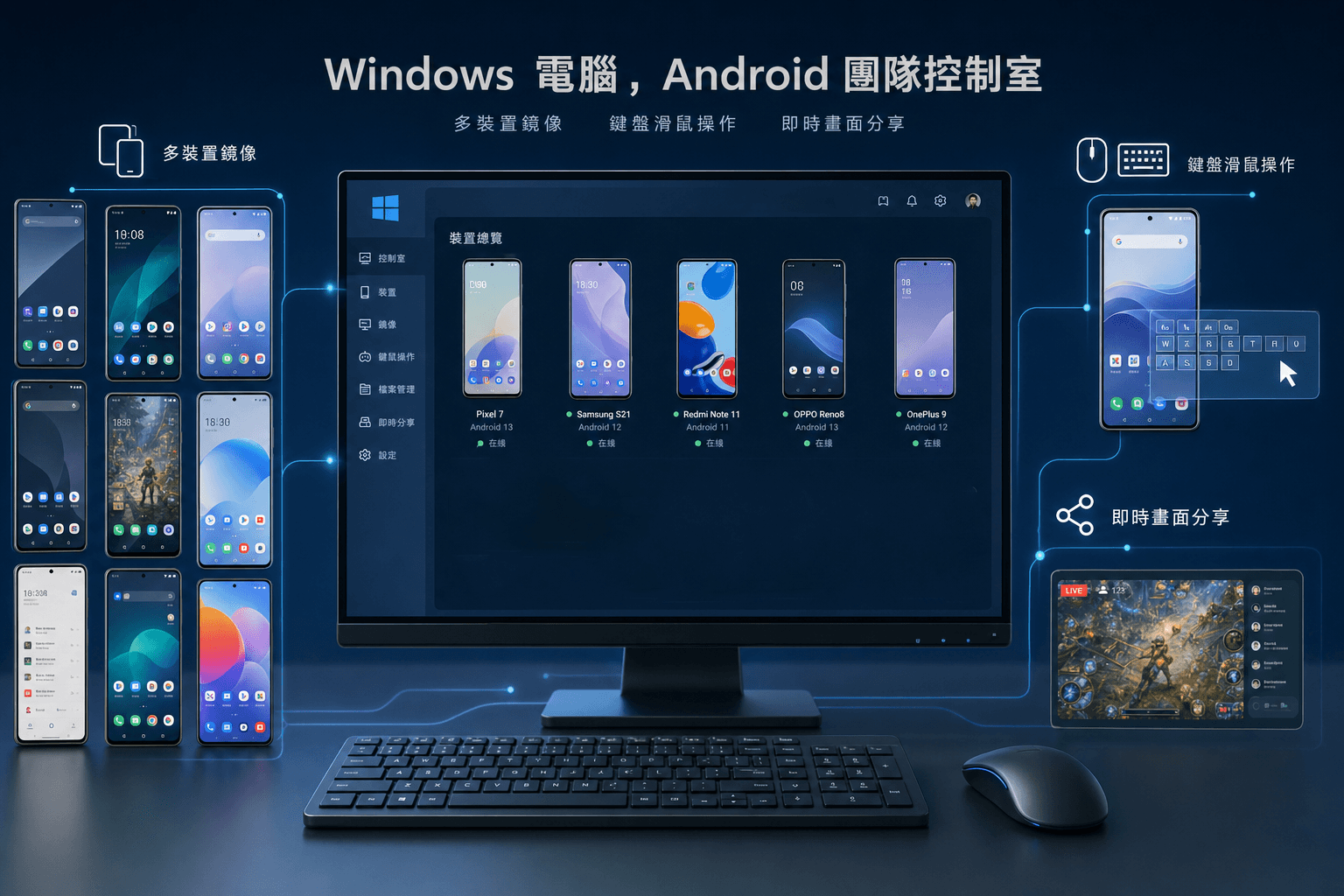EC-Share: a team Android control room